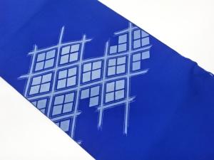 塩瀬菱模様刺繍名古屋帯